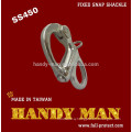 SS450 Stainless Steel 316 Fixed Snap Shackle